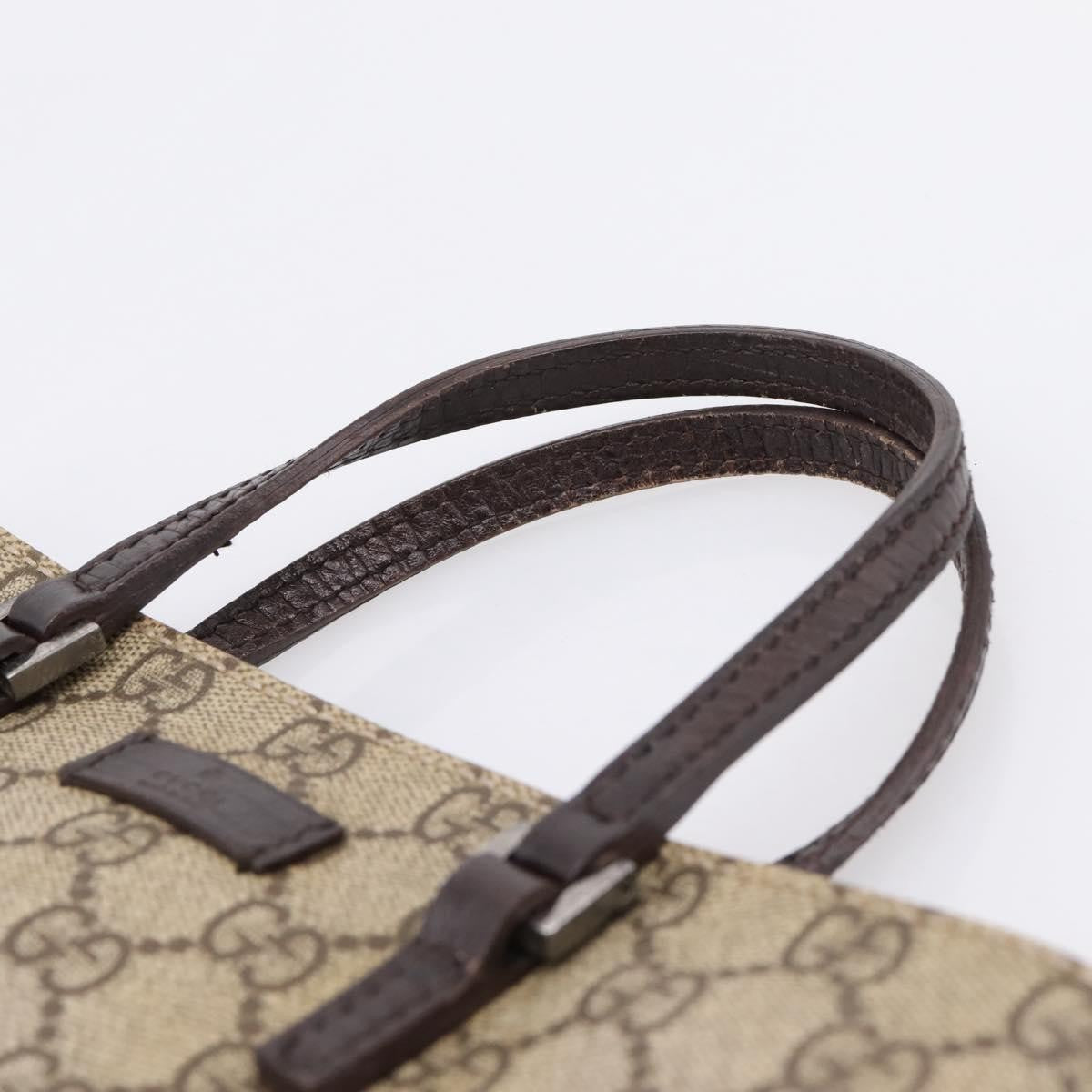 Gucci Joy Plus Flat Gg Coated Canvas Beige Canvas Tote Bag Bag (Pre-Owned)