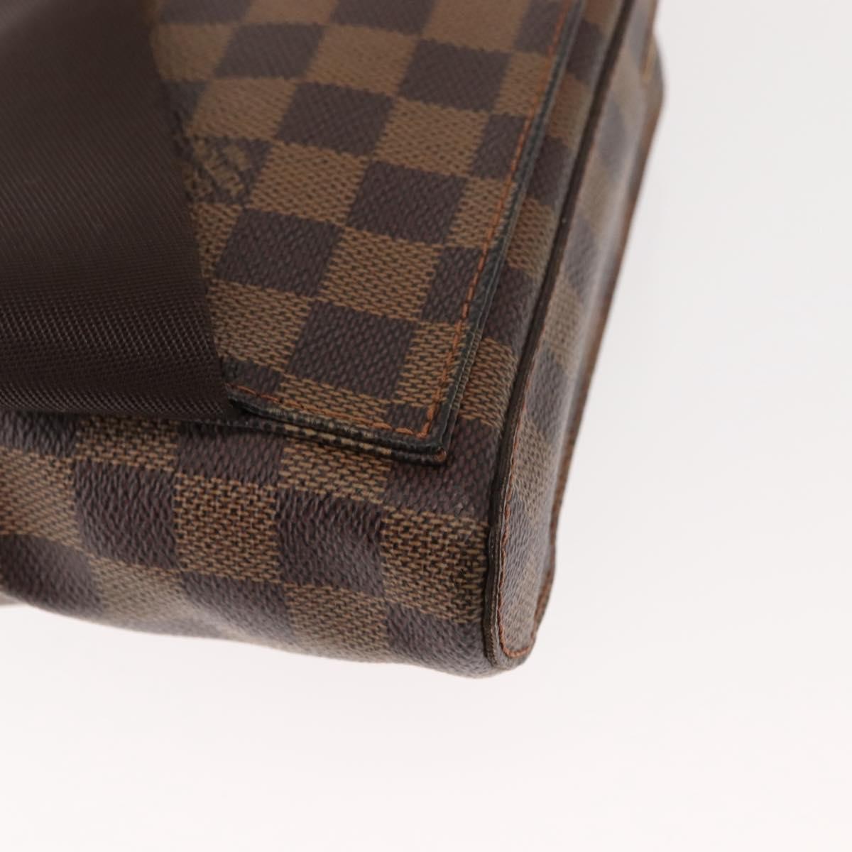 Louis Vuitton Geronimos Waist Damier Ebene Brown Canvas Shoulder Bag Bag (Pre-Owned)