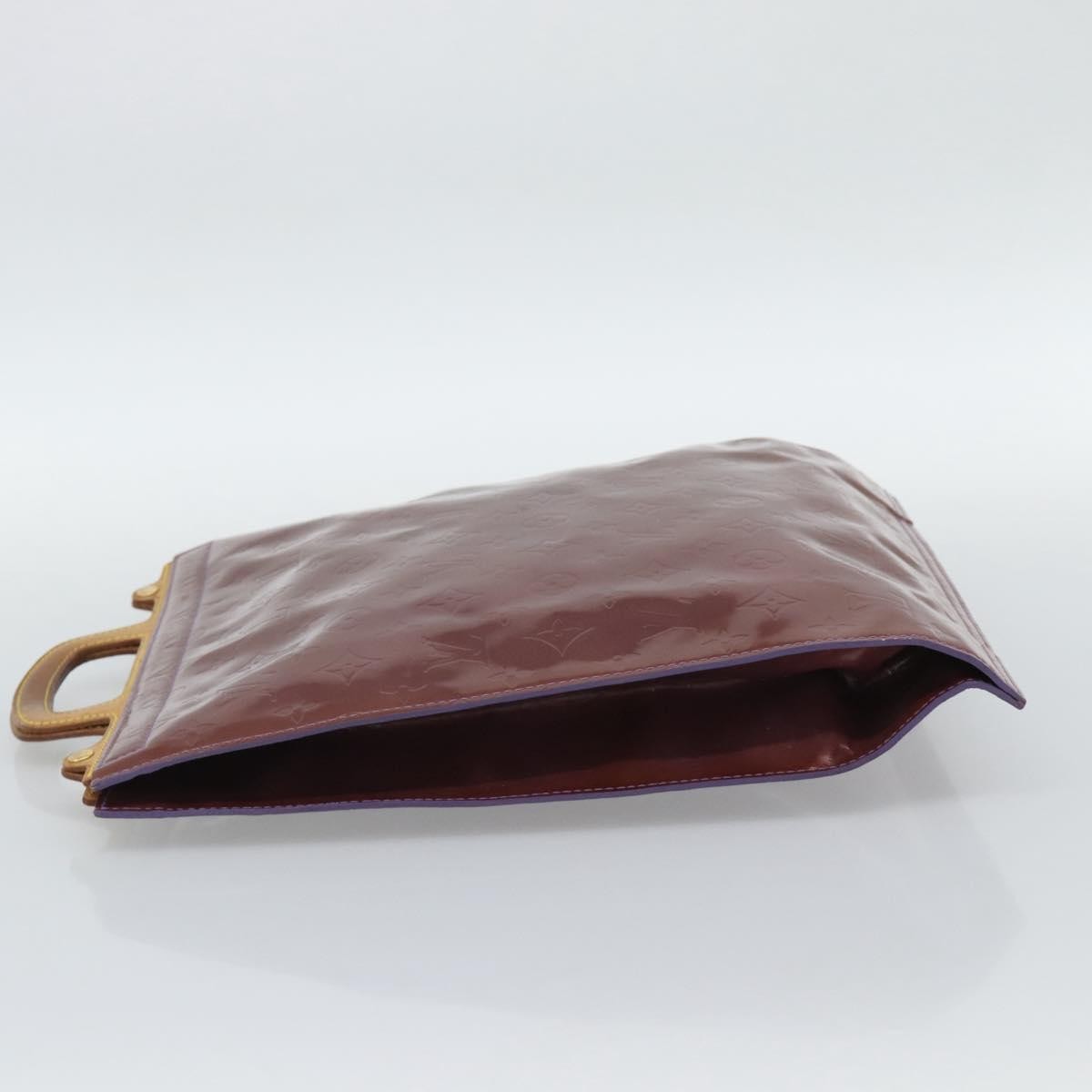 Louis Vuitton Stanton Monogram Vernis Purple Patent_Leather Tote Bag Bag (Pre-Owned)