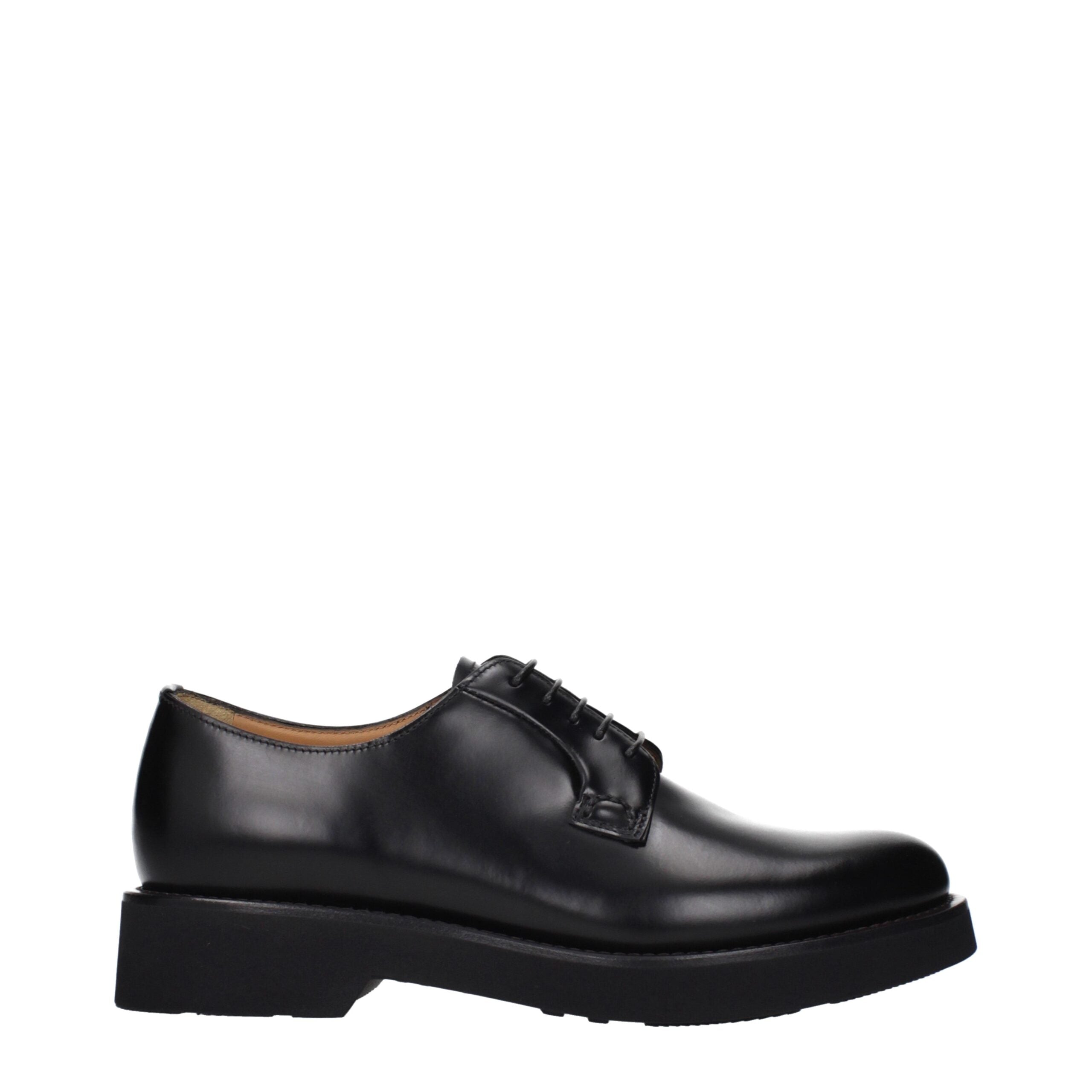 Church's Black Leather Oxfords And Women's Derbies