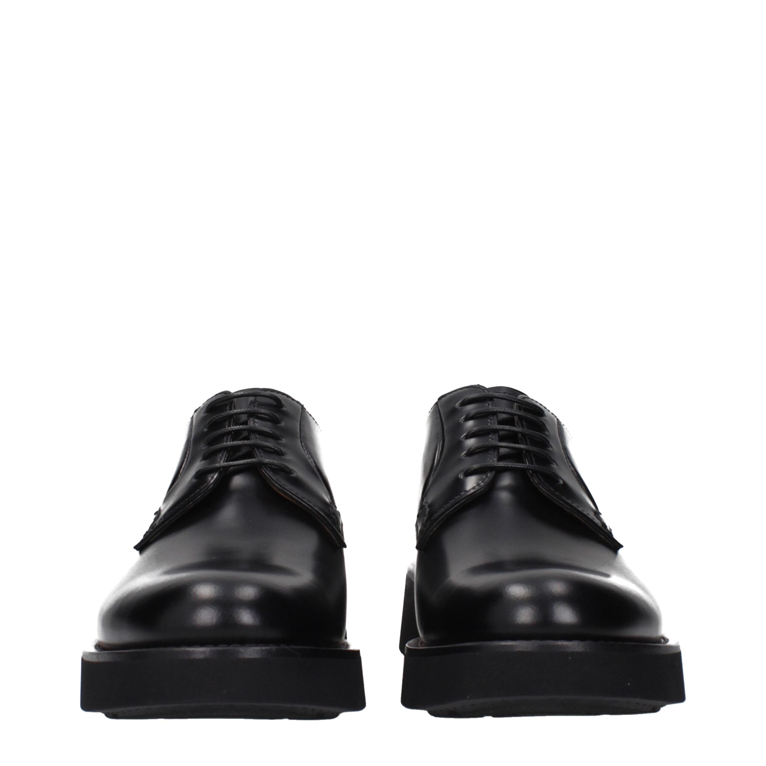Church's Black Leather Oxfords And Women's Derbies