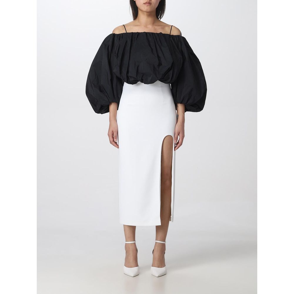 PINKO White Polyester Midi Women's Skirt