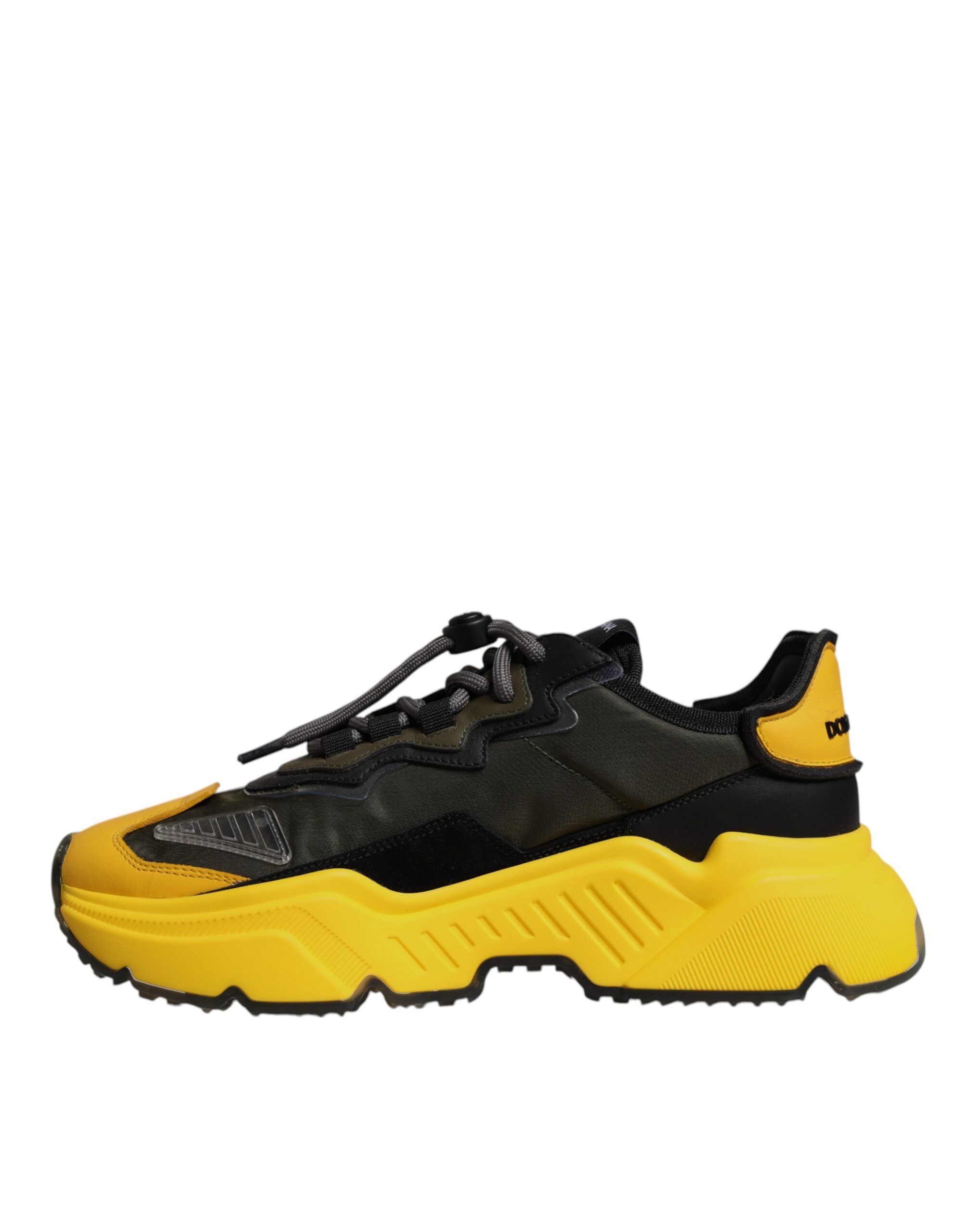 Dolce & Gabbana Black Yellow Daymaster Low Top Sneakers Men's Shoes (Pre-Owned)