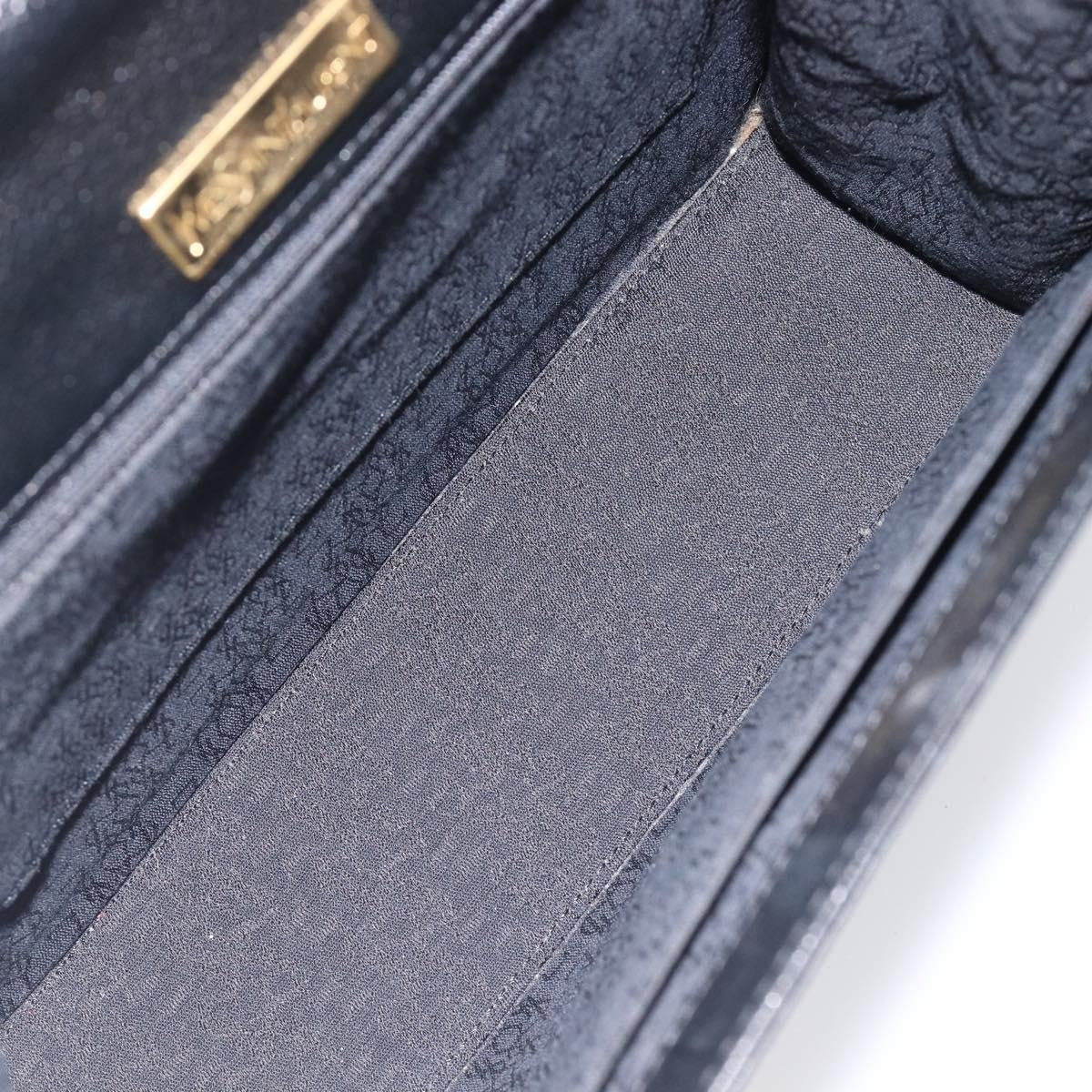 Saint Laurent Handbag Leather Black Leather Handbag (Pre-Owned)