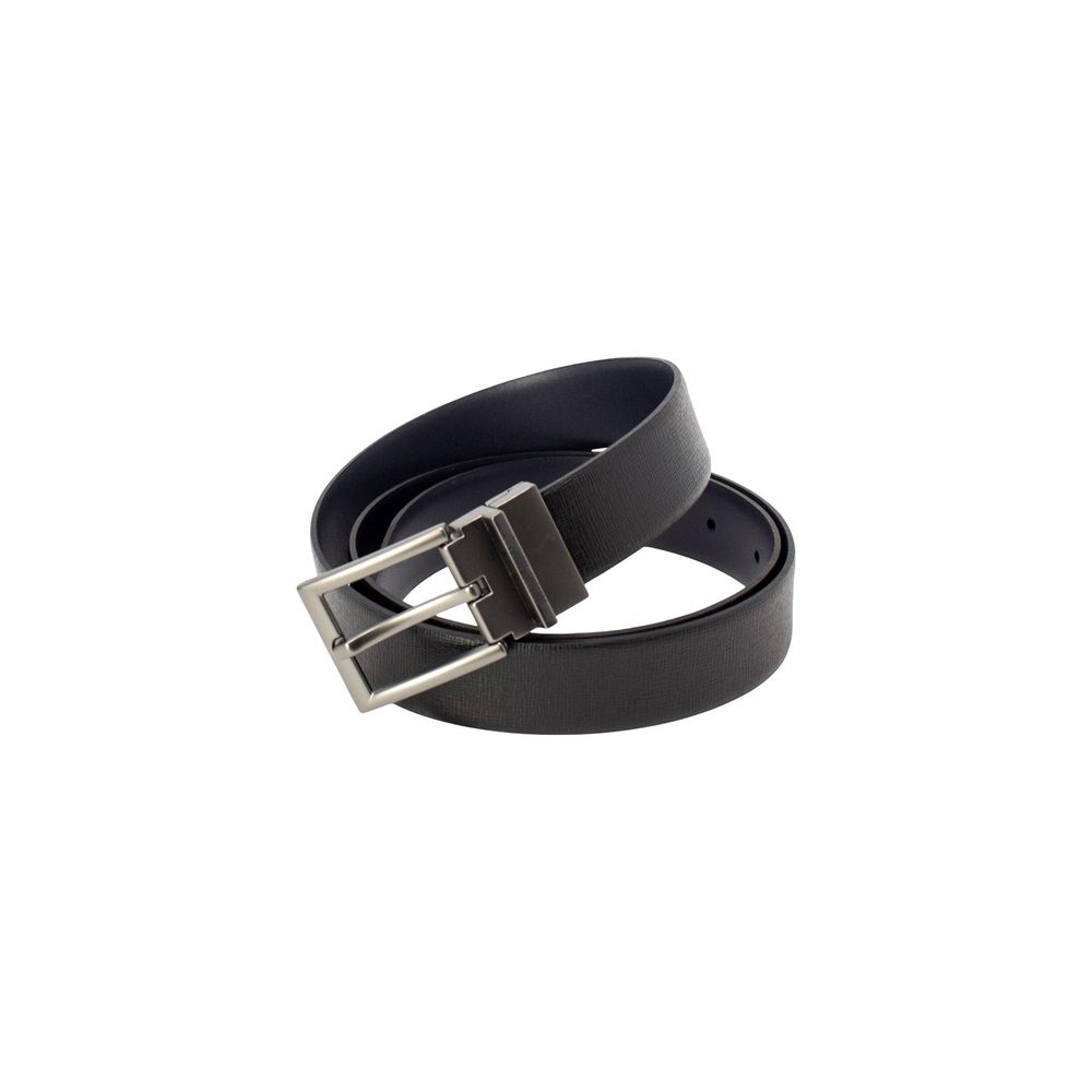 Antony Morato Black Leather Regular Men's Belt