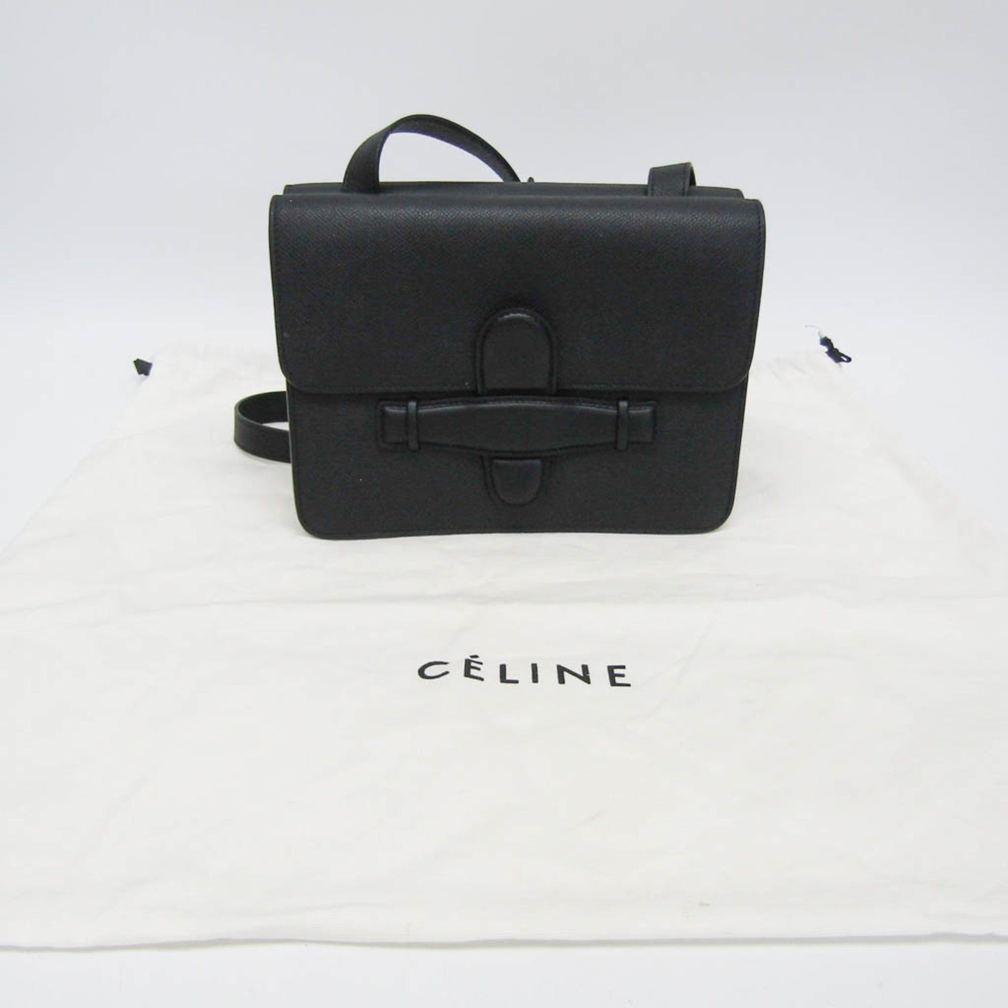 Céline Black Leather Shopper Bag (Pre-Owned)