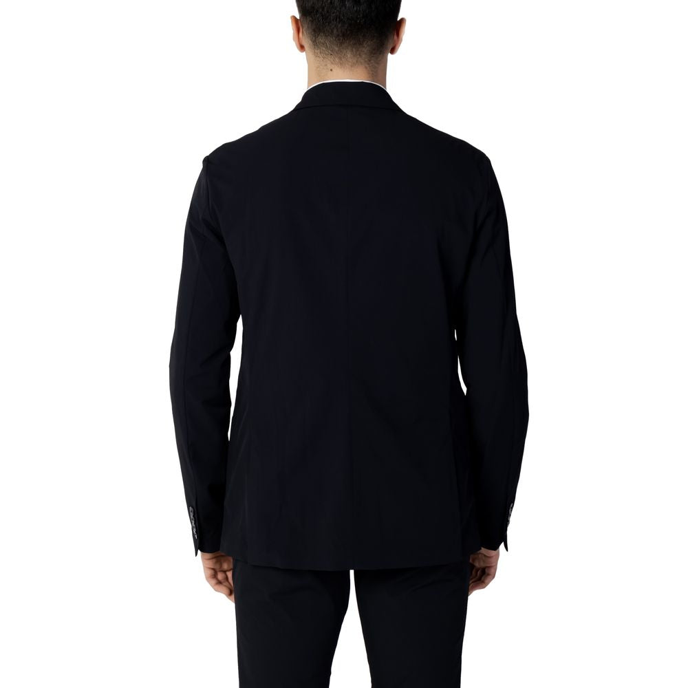 Armani Exchange Blue Cotton Men's Blazer