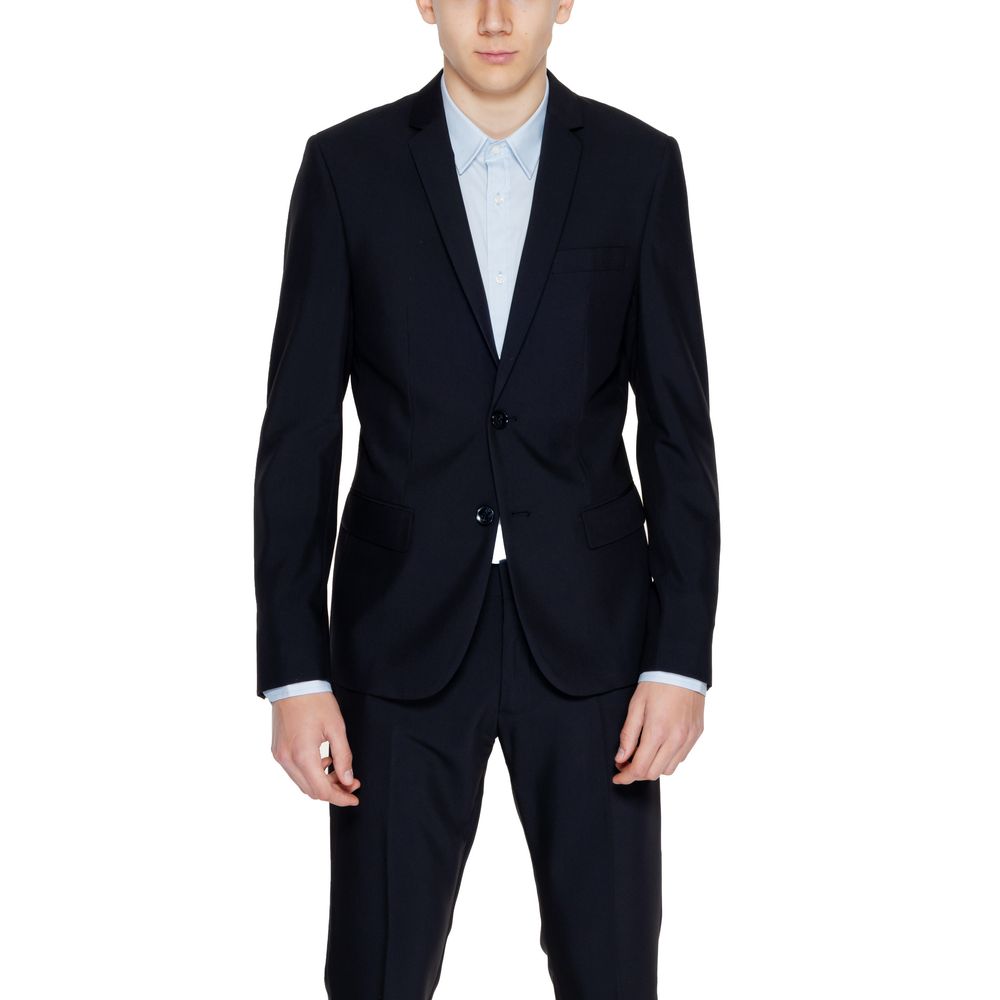 Antony Morato Black Polyester Men's Blazer