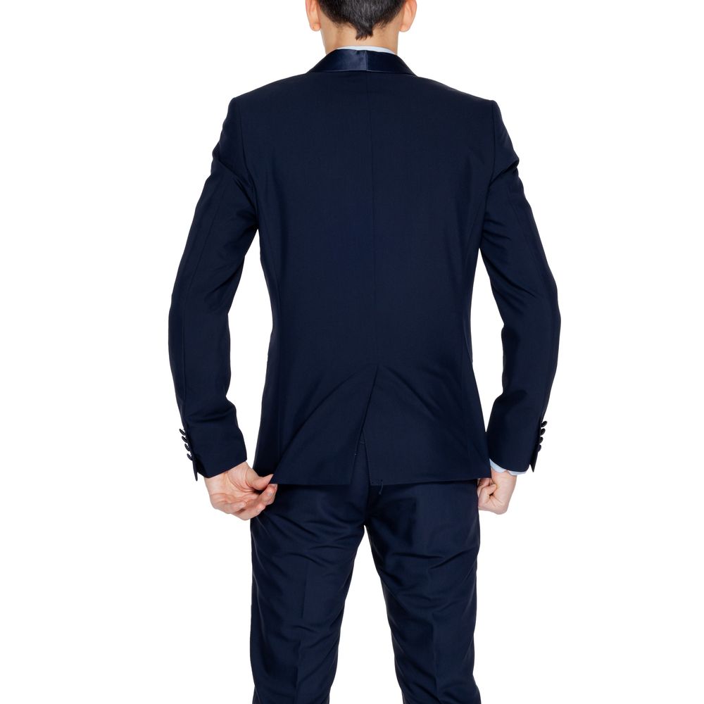 Antony Morato Blue Polyester Men's Blazer