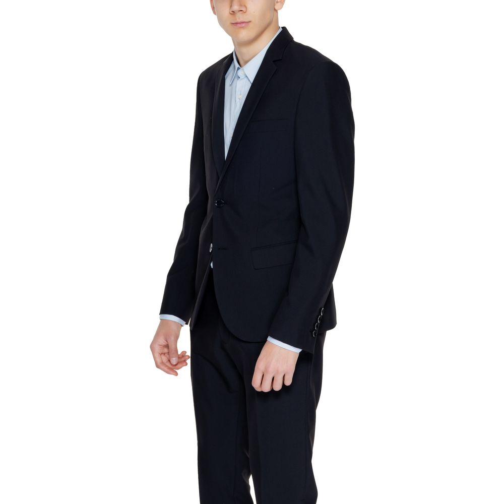 Antony Morato Black Polyester Men's Blazer