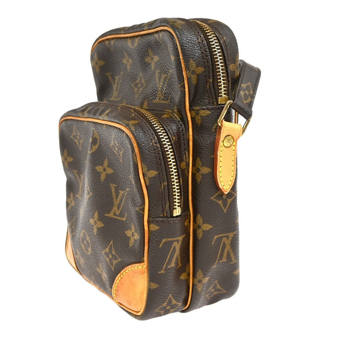 Louis Vuitton Amazone Monogram Canvas Brown Canvas Shoulder Bag Bag (Pre-Owned)