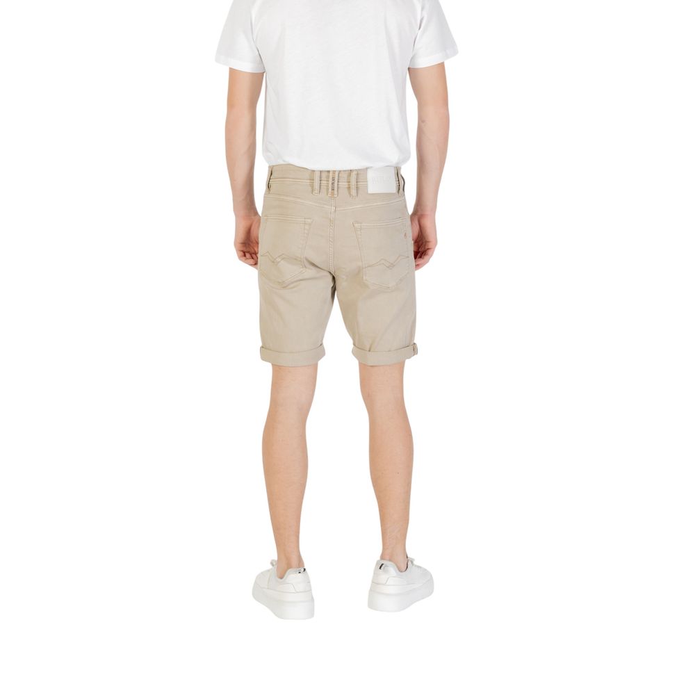 Replay Green Cotton Bermuda Men's Shorts