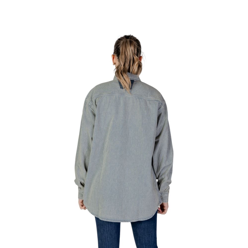 Replay Blue Cotton Women's Blouse