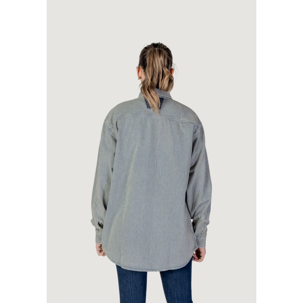 Replay Blue Cotton Women's Blouse