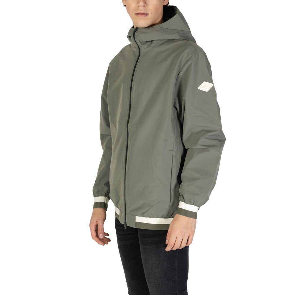 Replay Green Polyester Shell Men's Jacket