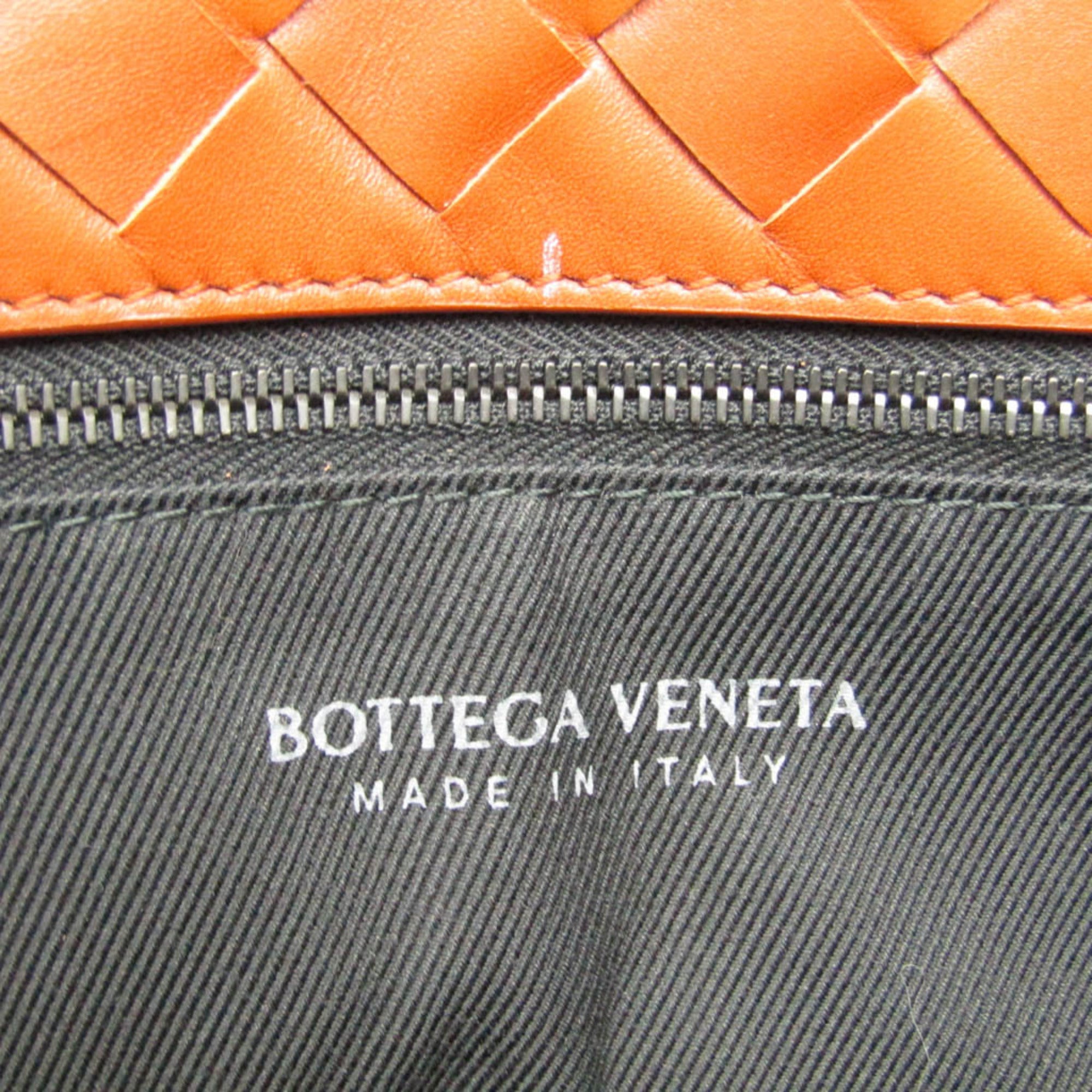 Bottega Veneta Intrecciato Brown Leather Tote Bag (Pre-Owned)