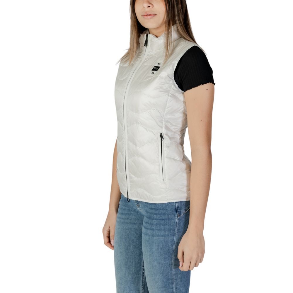 Blauer White Polyamide Sleeveless Women's Jacket