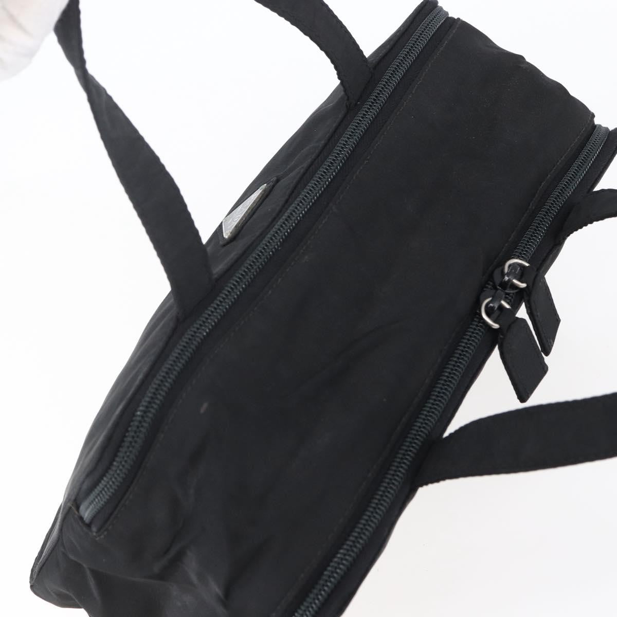 Prada Vintage Tessuto Black Nylon Handbag (Pre-Owned)
