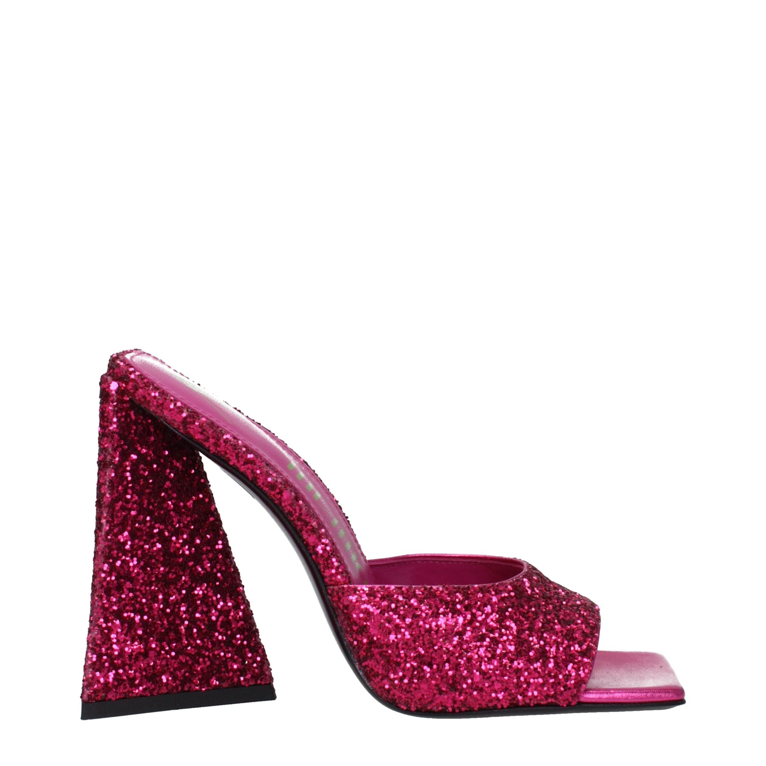 The Attico Pink Plastic Platform Women's Sandals