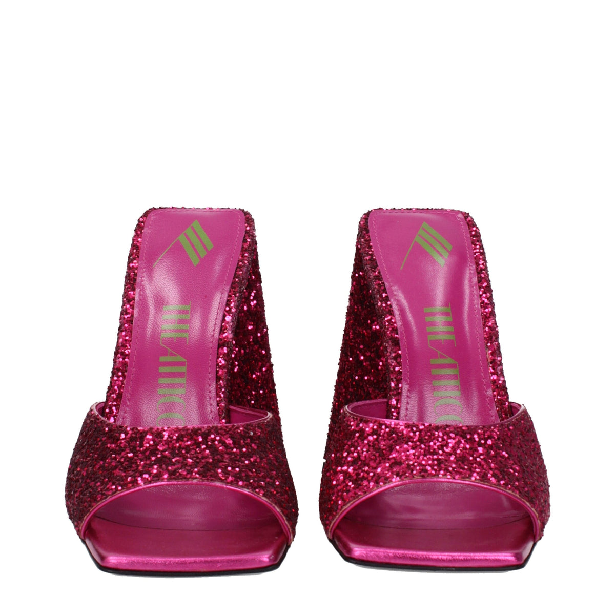 The Attico Pink Plastic Platform Women's Sandals