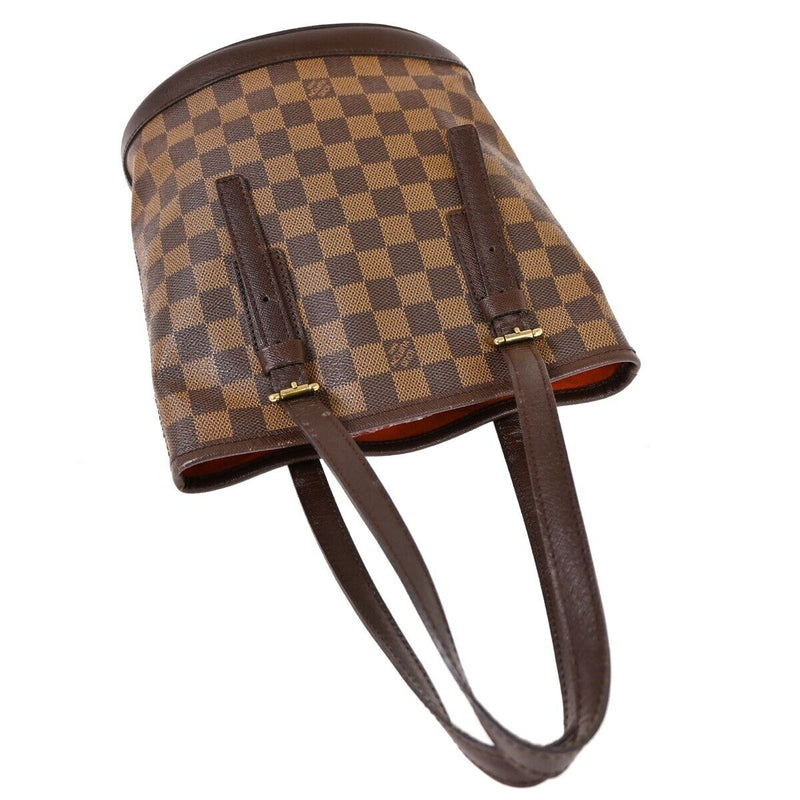 Louis Vuitton Bucket Pm Brown Canvas Shoulder Bag (Pre-Owned)