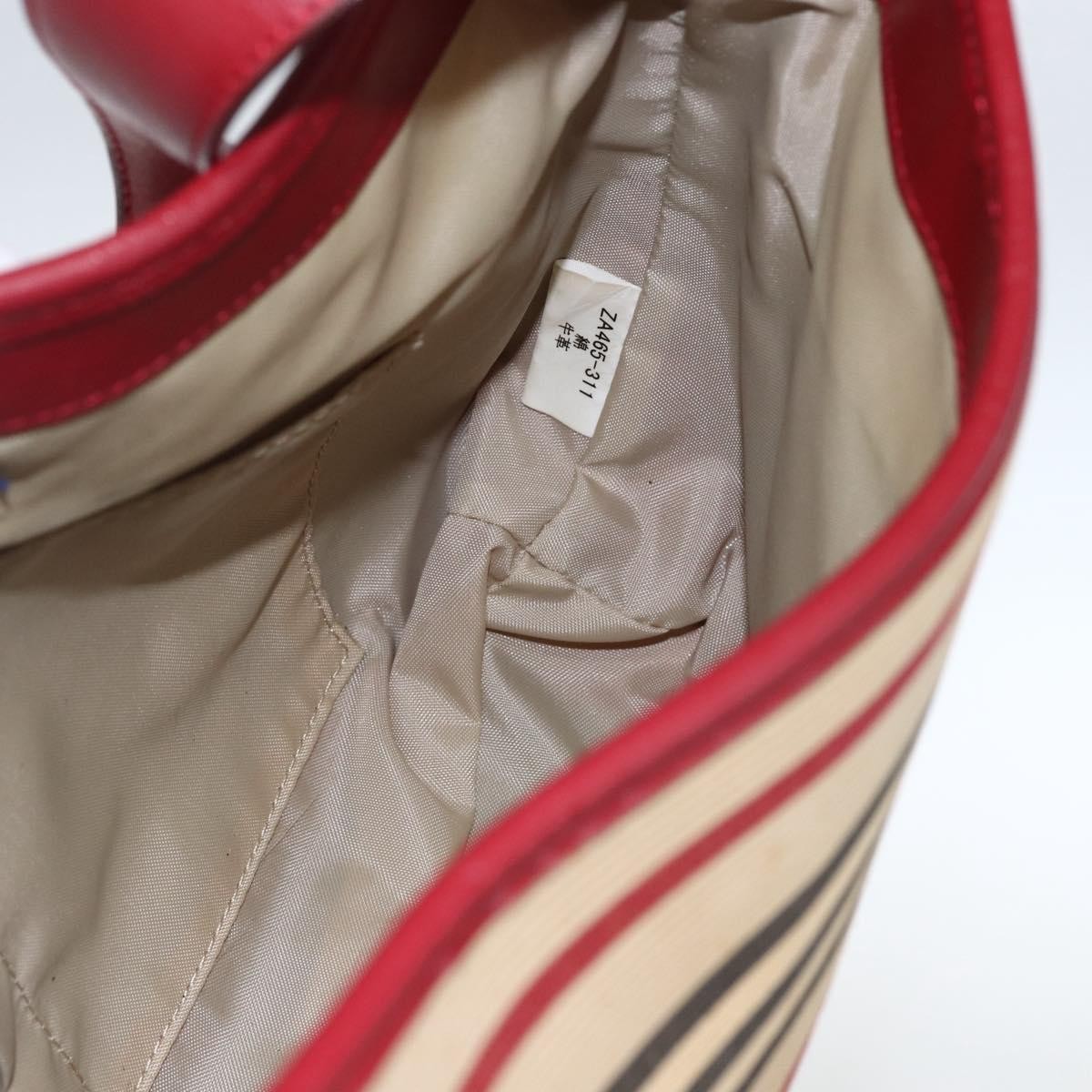 Burberry Blue Label Canvas Beige Canvas Shoulder Bag Bag (Pre-Owned)