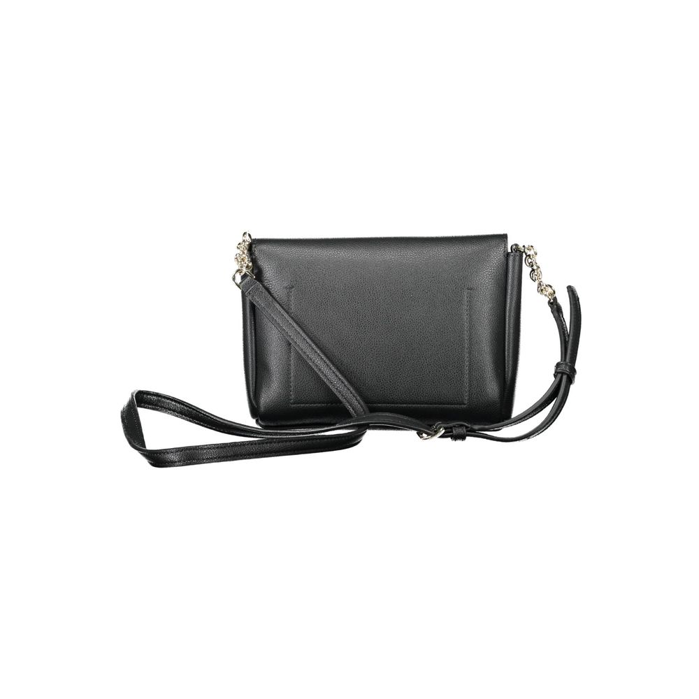 Calvin Klein Black Polyurethane Women Shoulder Women's Bag