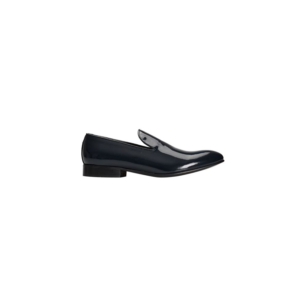 Roberto Pepe Luxury Blue Calfskin Men Men's Loafer