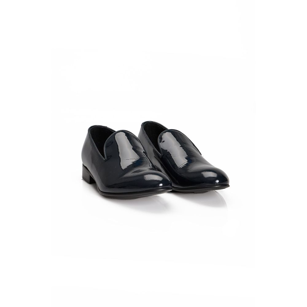 Roberto Pepe Luxury Blue Calfskin Men Men's Loafer