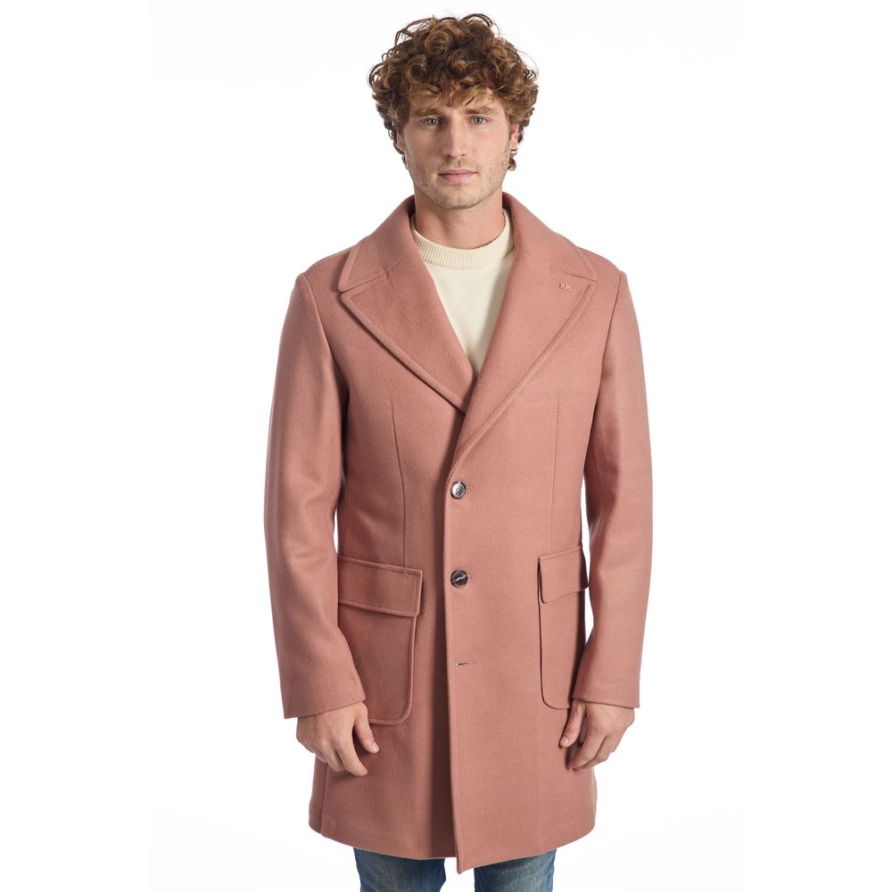 Roberto Pepe Luxury Multicolor Wool Men Men's Jacket