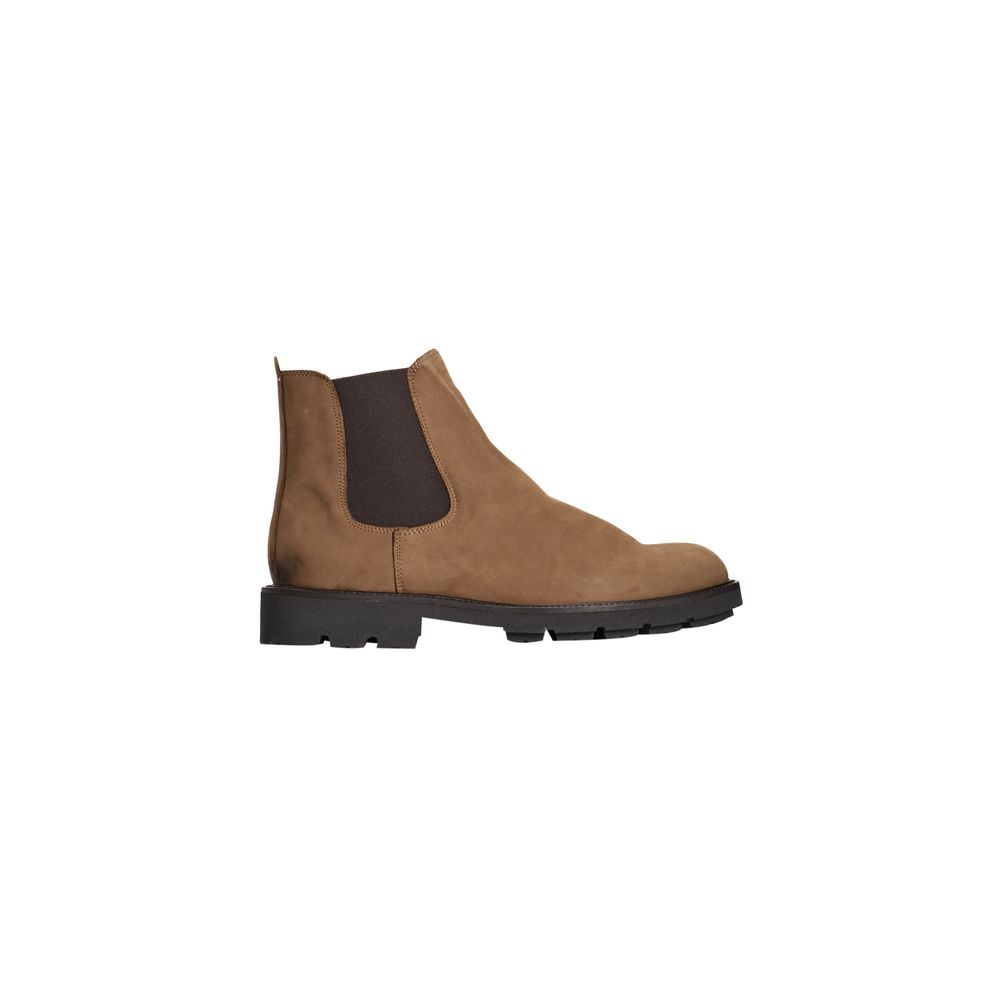 Roberto Pepe Luxury Brown Calfskin Men Men's Boot