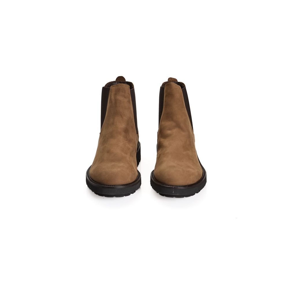 Roberto Pepe Luxury Brown Calfskin Men Men's Boot