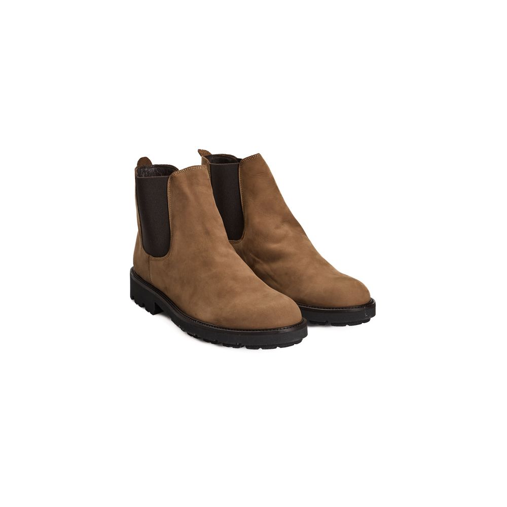 Roberto Pepe Luxury Brown Calfskin Men Men's Boot