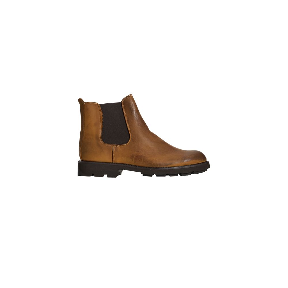 Roberto Pepe Luxury Brown Calfskin Men Men's Boot