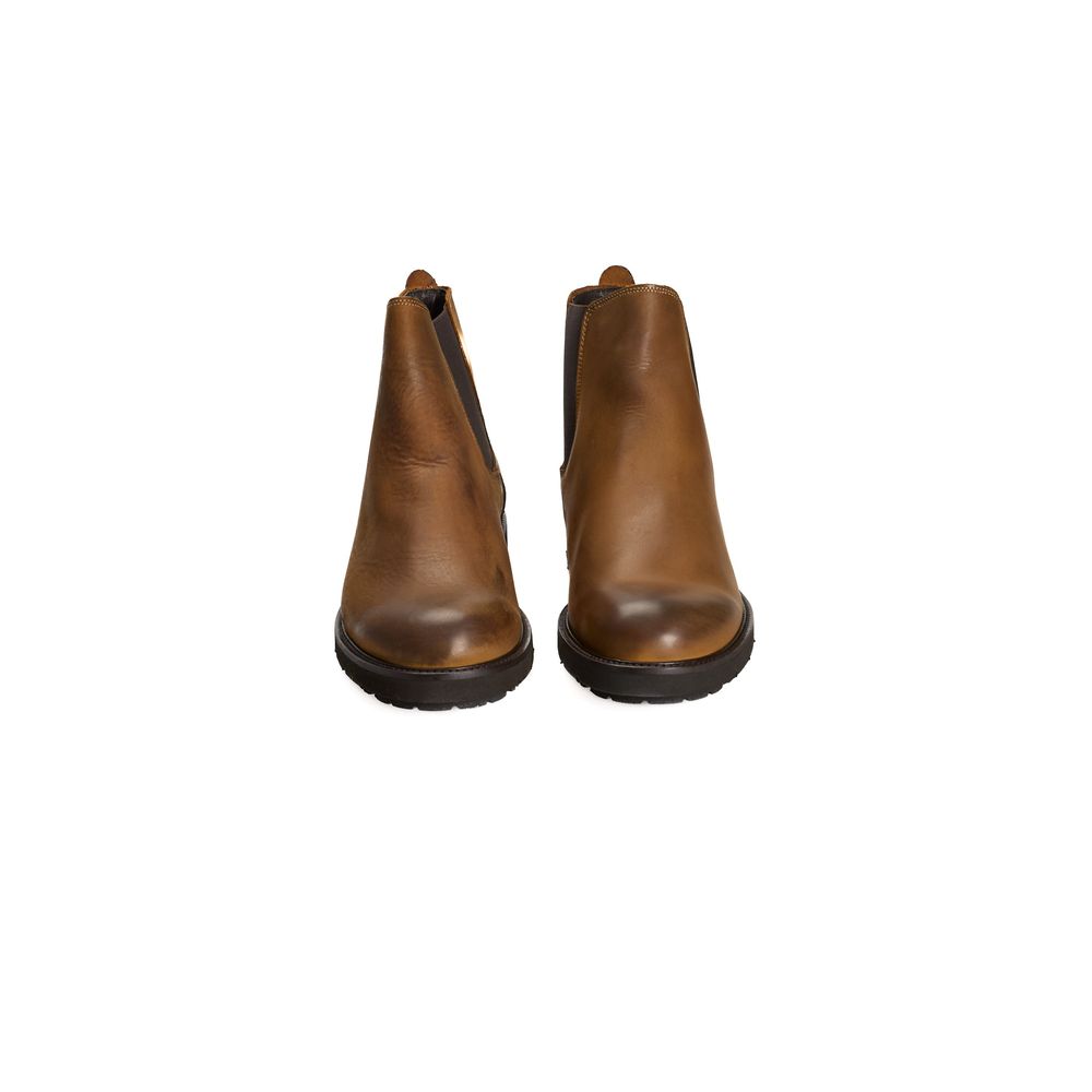 Roberto Pepe Luxury Brown Calfskin Men Men's Boot