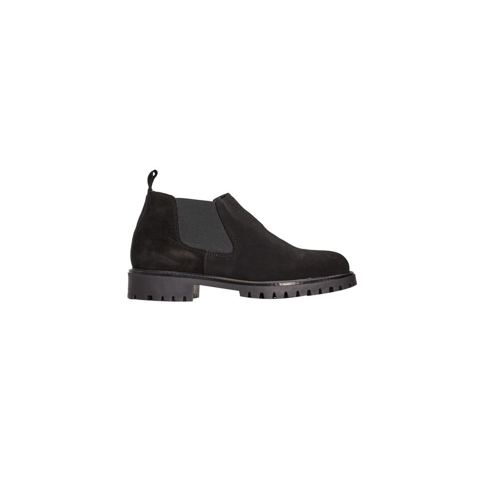 Roberto Pepe Luxury Black Calfskin Men Men's Boot