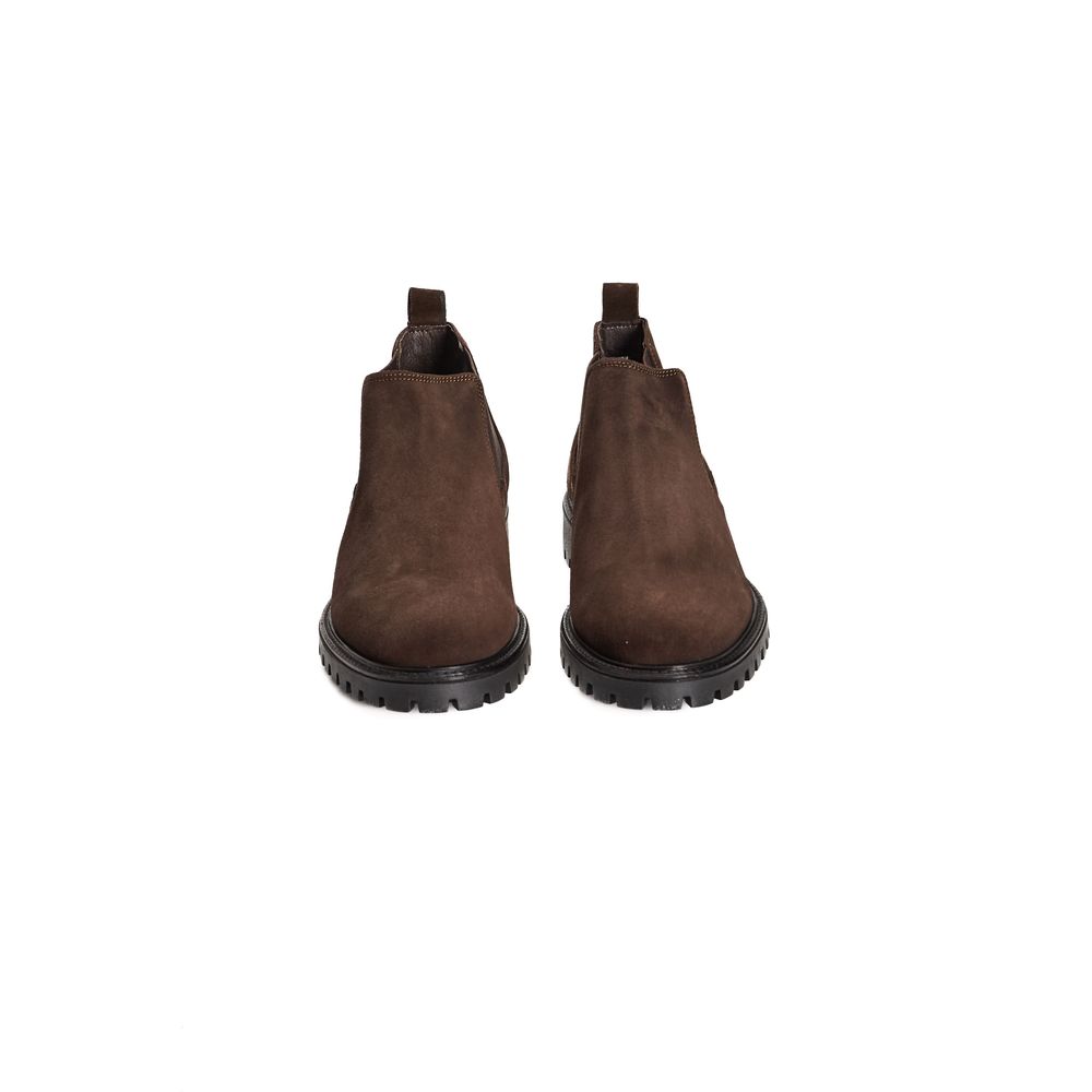 Roberto Pepe Luxury Brown Calfskin Men Men's Boot