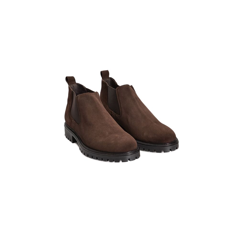 Roberto Pepe Luxury Brown Calfskin Men Men's Boot