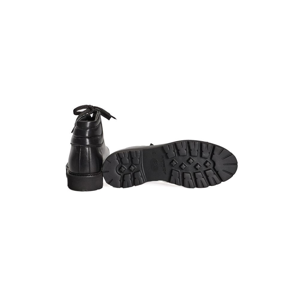 Roberto Pepe Luxury Black Calfskin Men Men's Boot