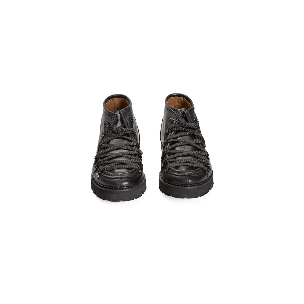 Roberto Pepe Luxury Black Calfskin Men Men's Boot