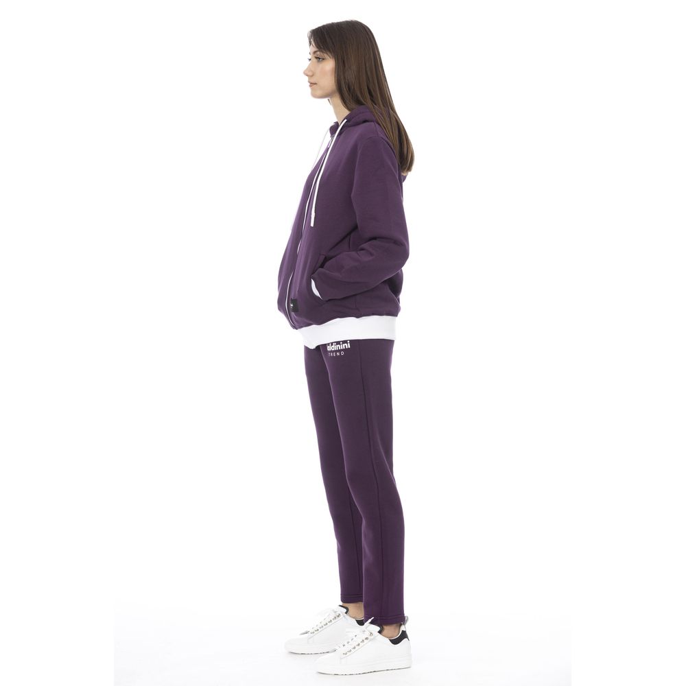 Baldinini Trend Purple Cotton Women Women's Sweater