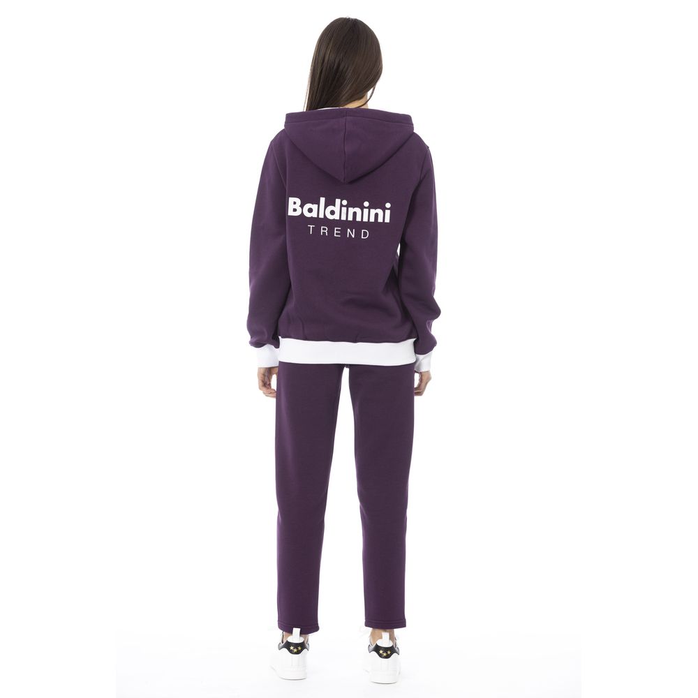 Baldinini Trend Purple Cotton Women Women's Sweater