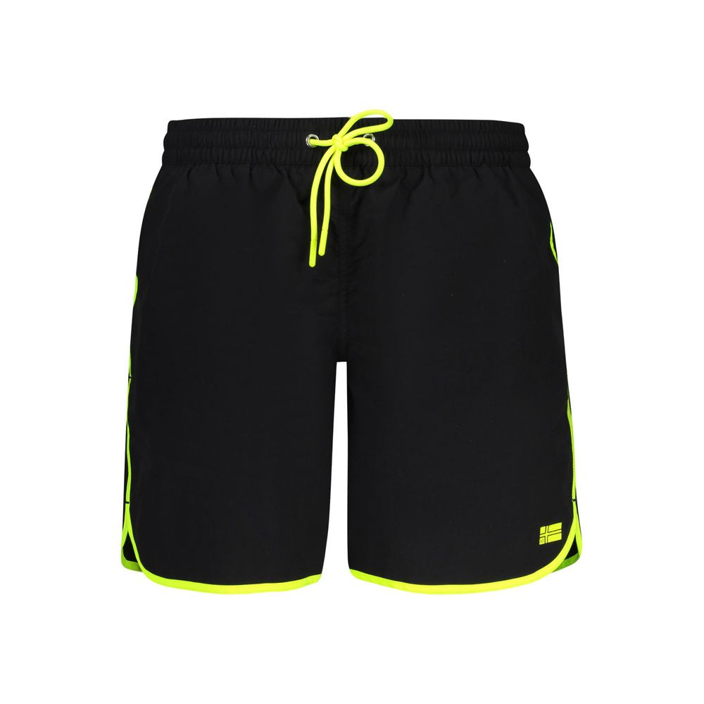 Norway 1963 Black Polyamide Men's Swim Men's Trunk