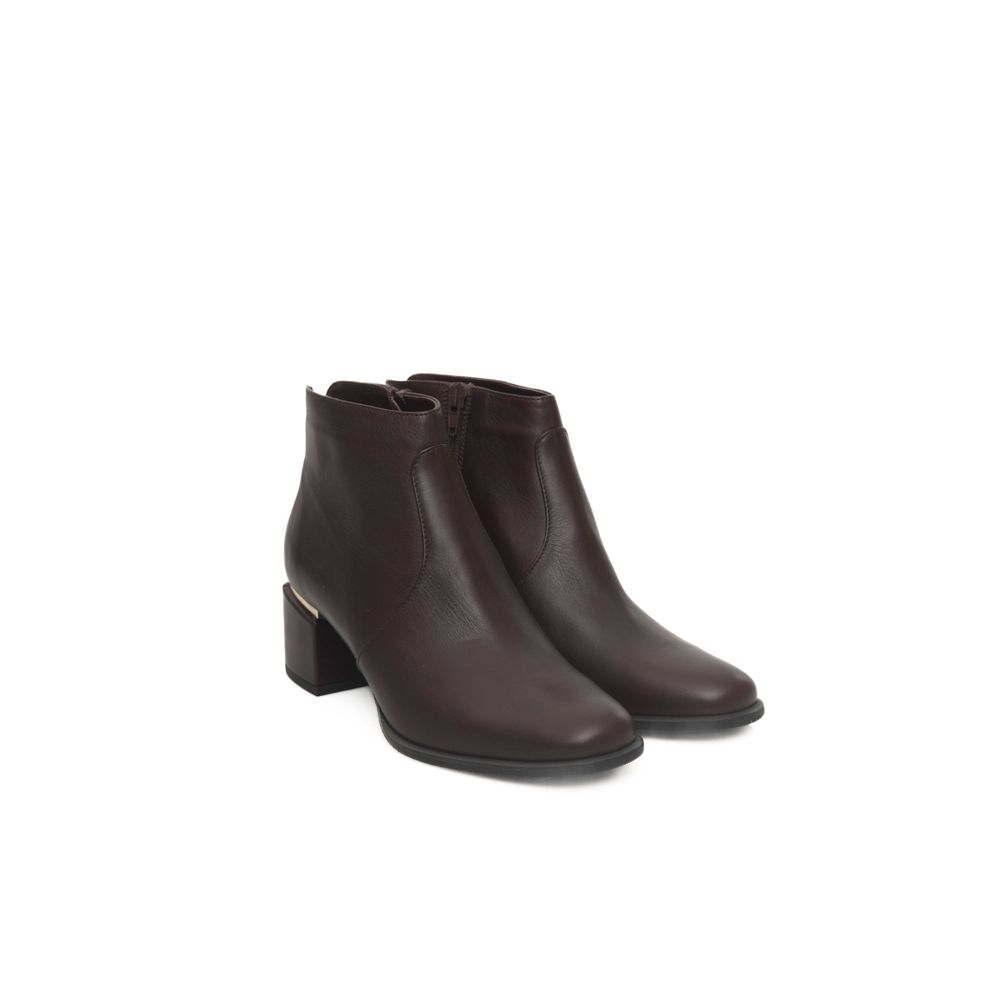 Cerruti 1881 Burgundy Cowhide Women Women's Boot