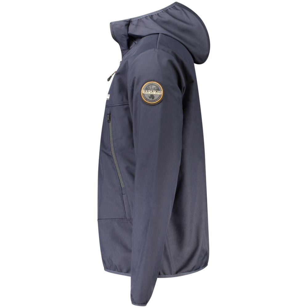 Napapijri Blu Polyester Men's Men's Jacket