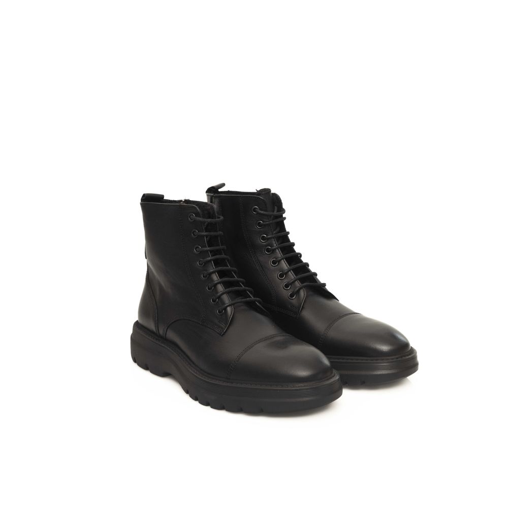 Cerruti 1881 Black Cowhide Men's Boot