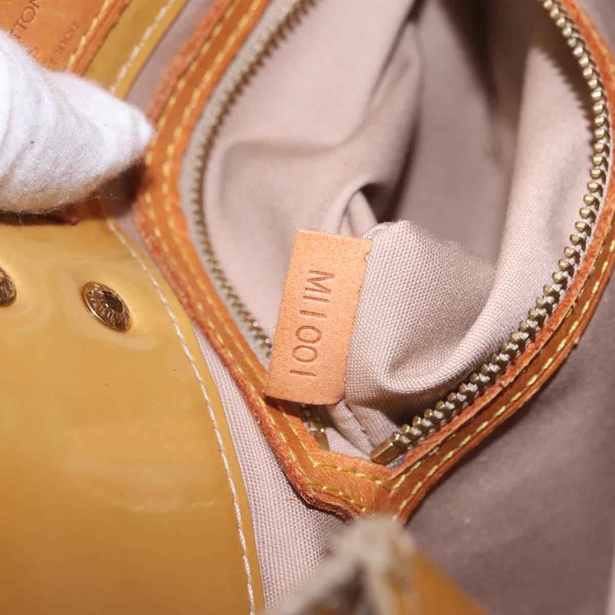 Louis Vuitton Reade Monogram Vernis Beige Patent_Leather Handbag (Pre-Owned)