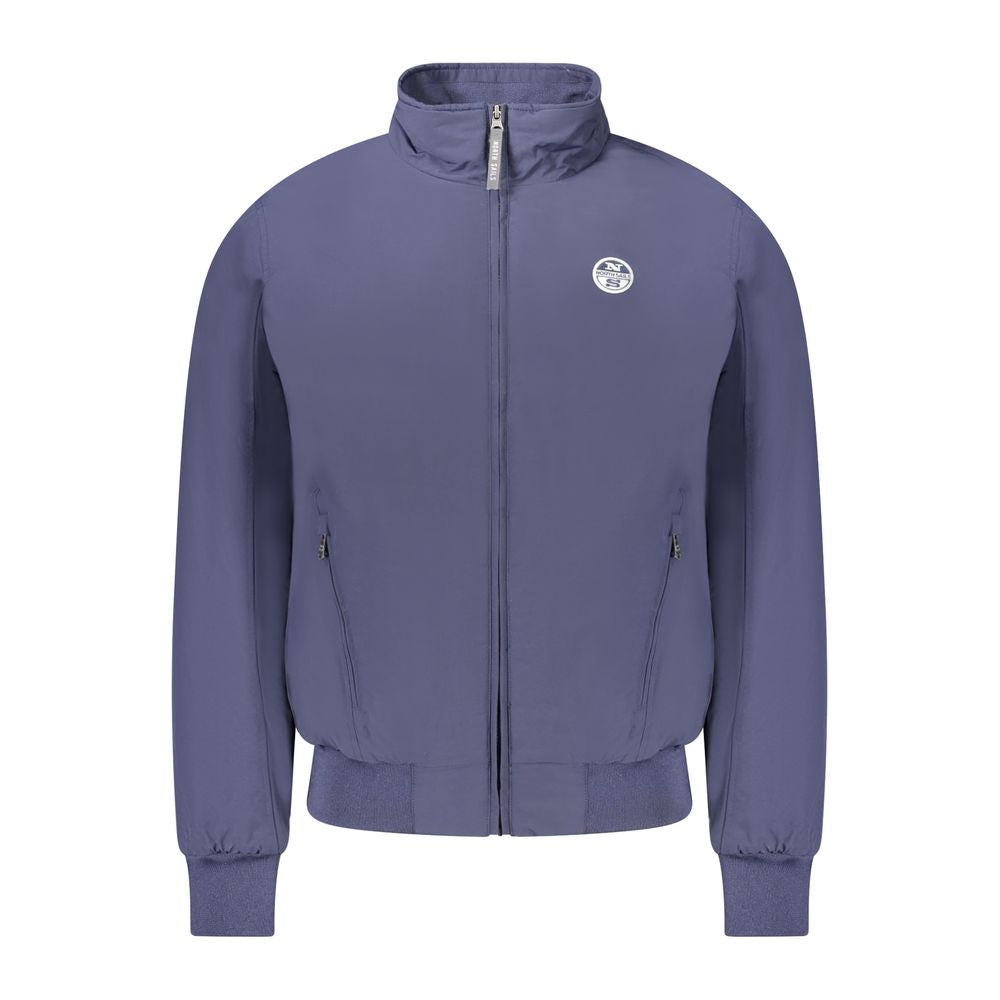 North Sails Blue Polyester Men's Bomber Men's Jacket