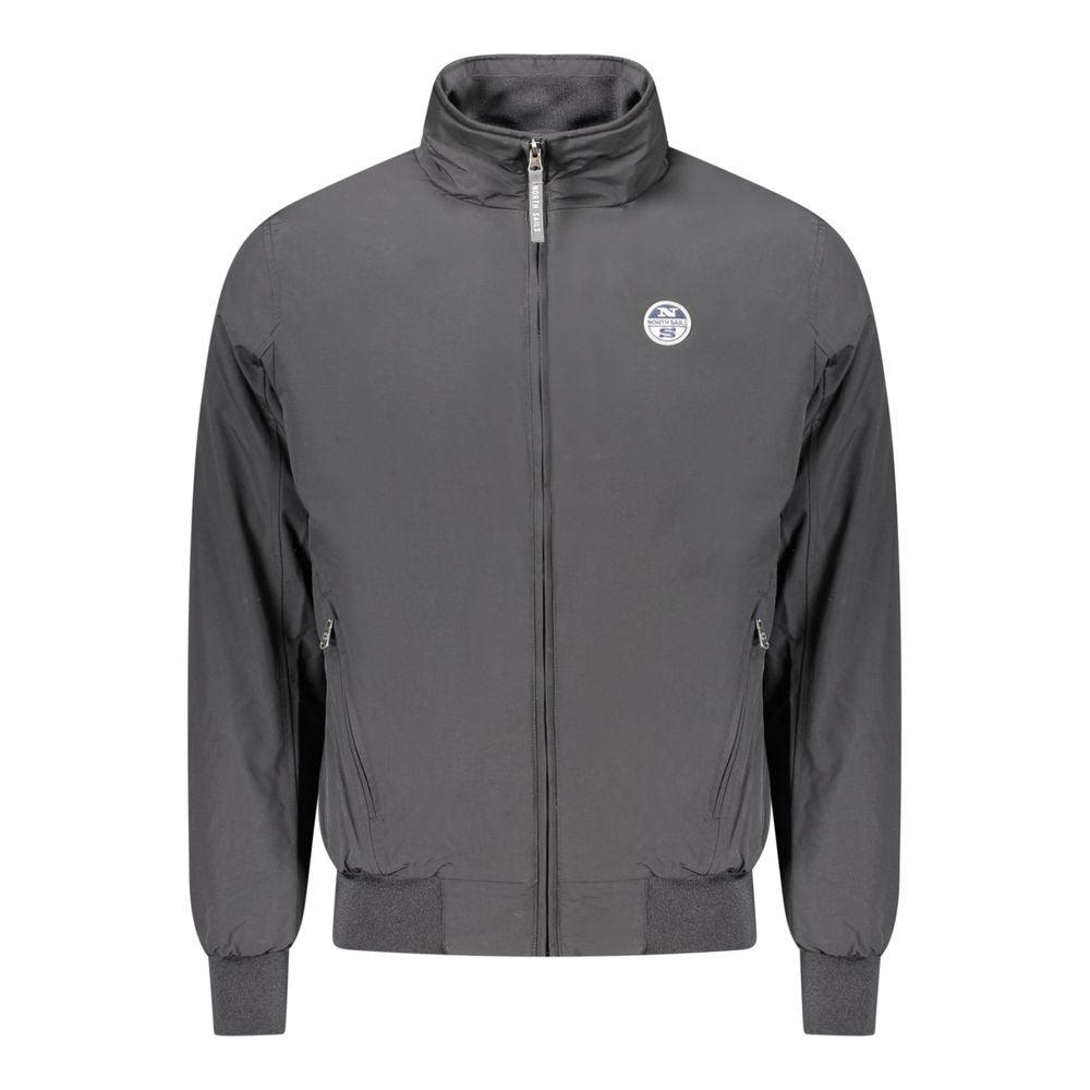 North Sails Black Polyester Men Men's Jacket
