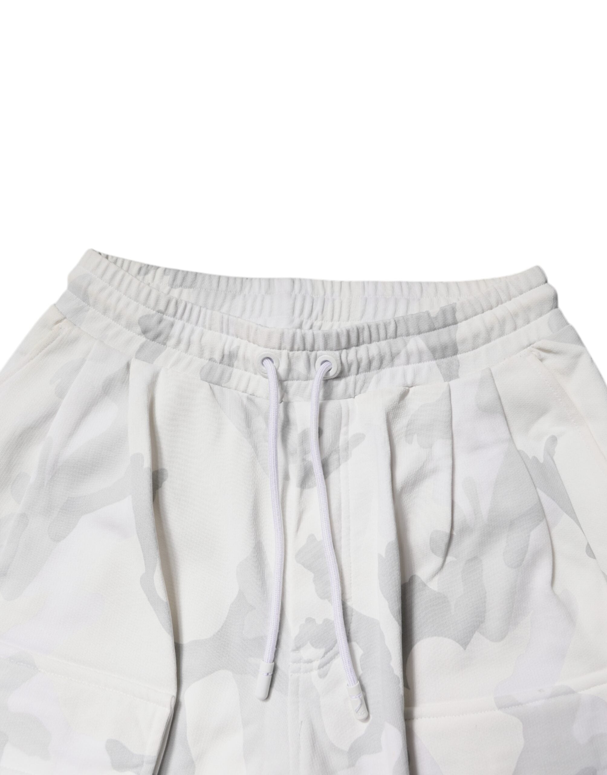 Dolce & Gabbana White Camouflage Cargo Jogger SweatMen's Men's Pants (Pre-Owned)